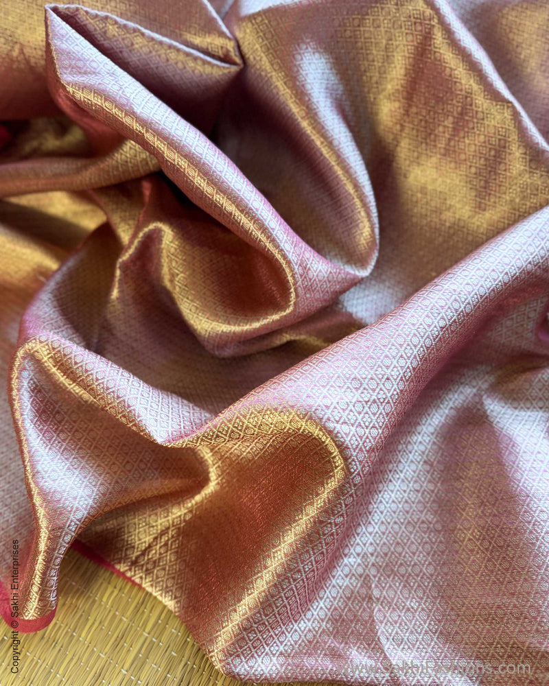 DP-Y09678 Pink Crush Tissue Sari