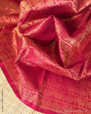 BL-Y10047 Red Kanchi Blouse