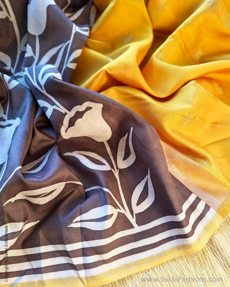 DP-Y09274 Brown Kanchi batik sari