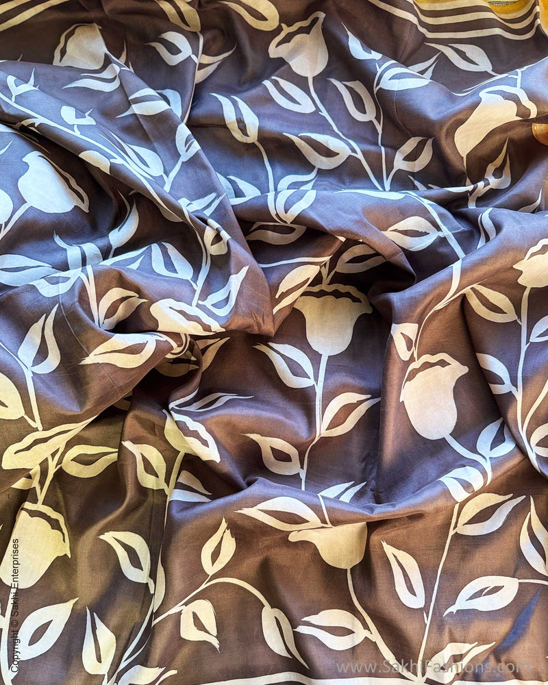 DP-Y09274 Brown Kanchi batik sari