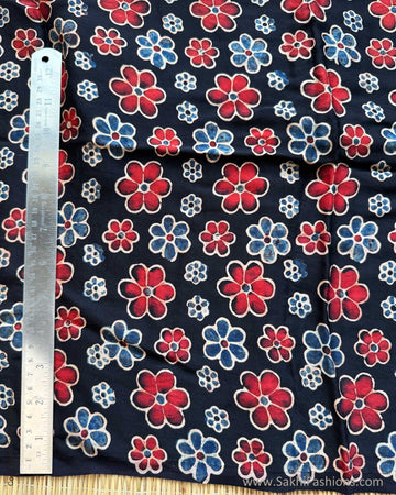 BL-Y10113 Black Ajrakh Blouse