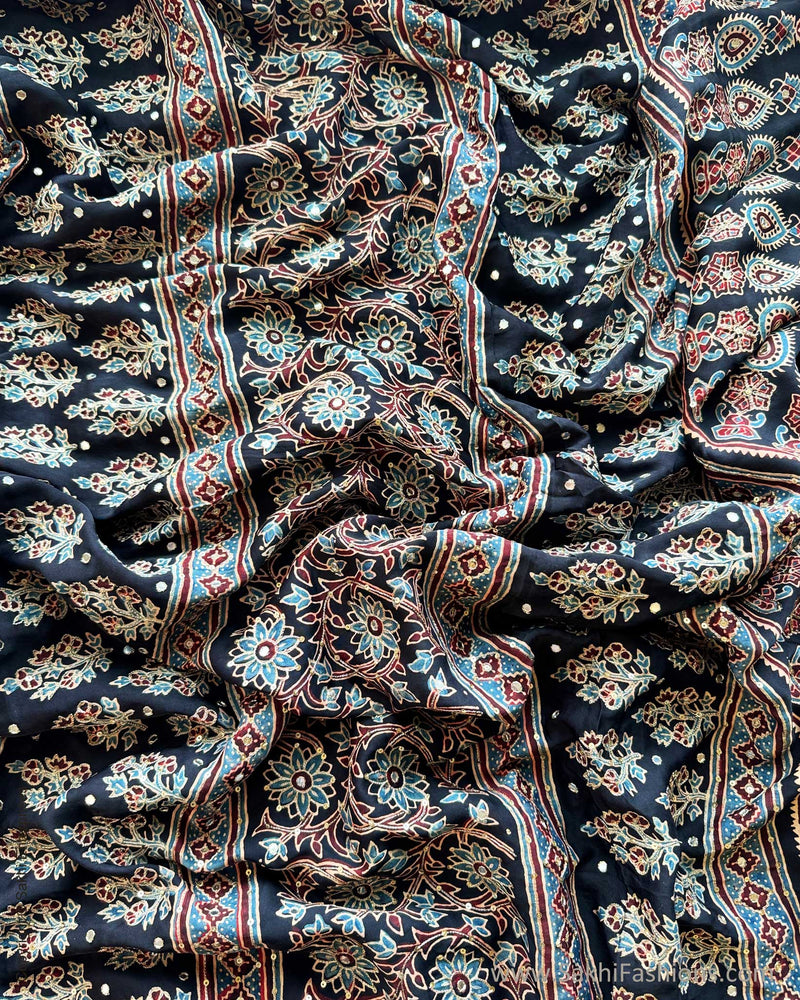 DP-Y10110 Modal Silk Red Ajrakh