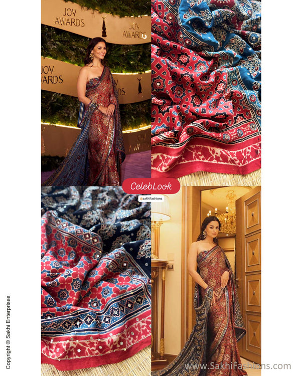 DP-Y10110 Modal Silk Red Ajrakh