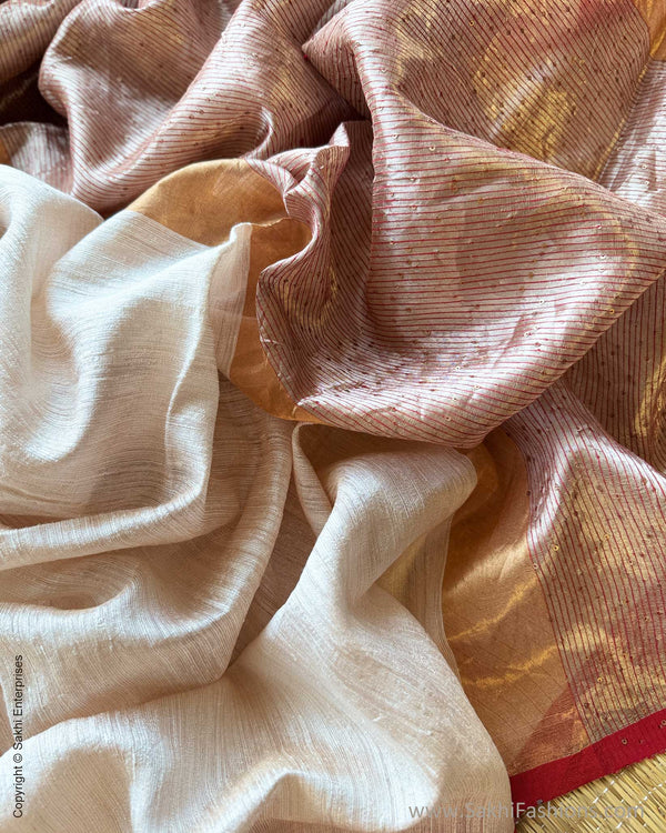 DP-Y05594 Cream Seq Sari