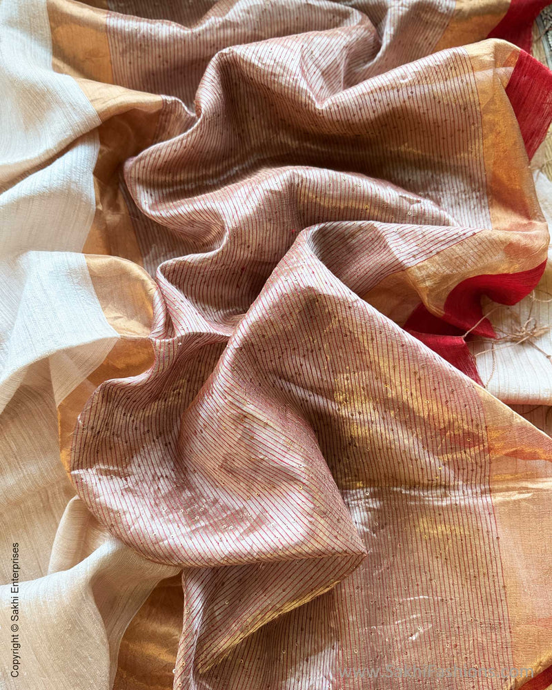 DP-Y05594 Cream Seq Sari