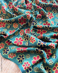BL-Y10114 Green Ajrakh Blouse