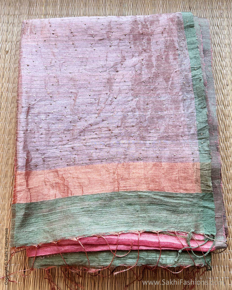 DP-Y05607 Pink Seq Sari
