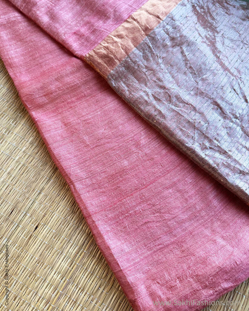 DP-Y05607 Pink Seq Sari