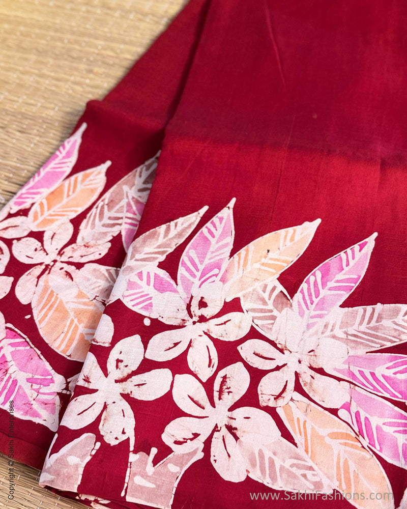 DP-Y09036 Red Batik Sari