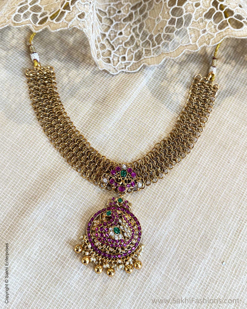 AJ-Y10267 Mesh Necklace Set