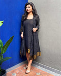 EE-Y16243J Black Madurai cotton Jacket