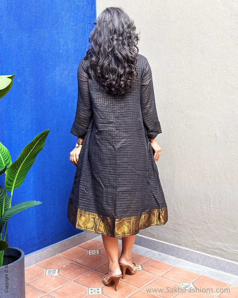 EE-Y16243J Black Madurai cotton Jacket