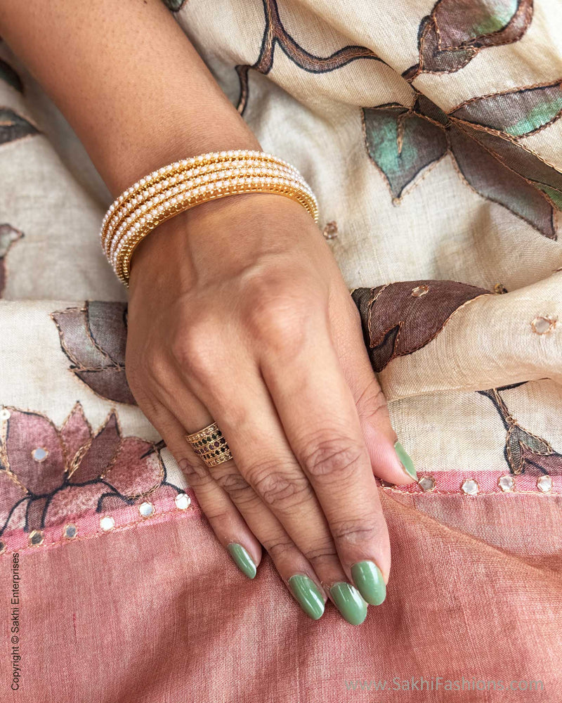 EE-Y09942 Peach Floral Tussar Sari