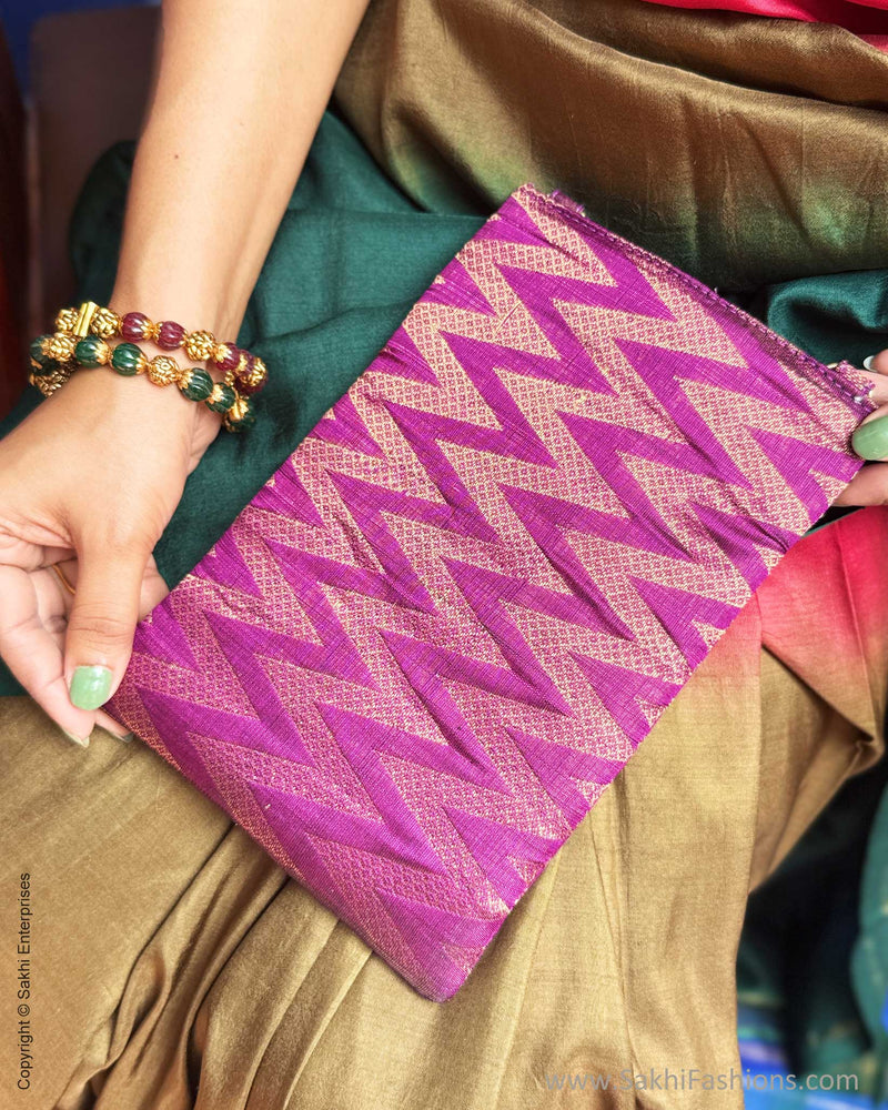 AC-Y07115 Kanchi Mobile Pouch Purple