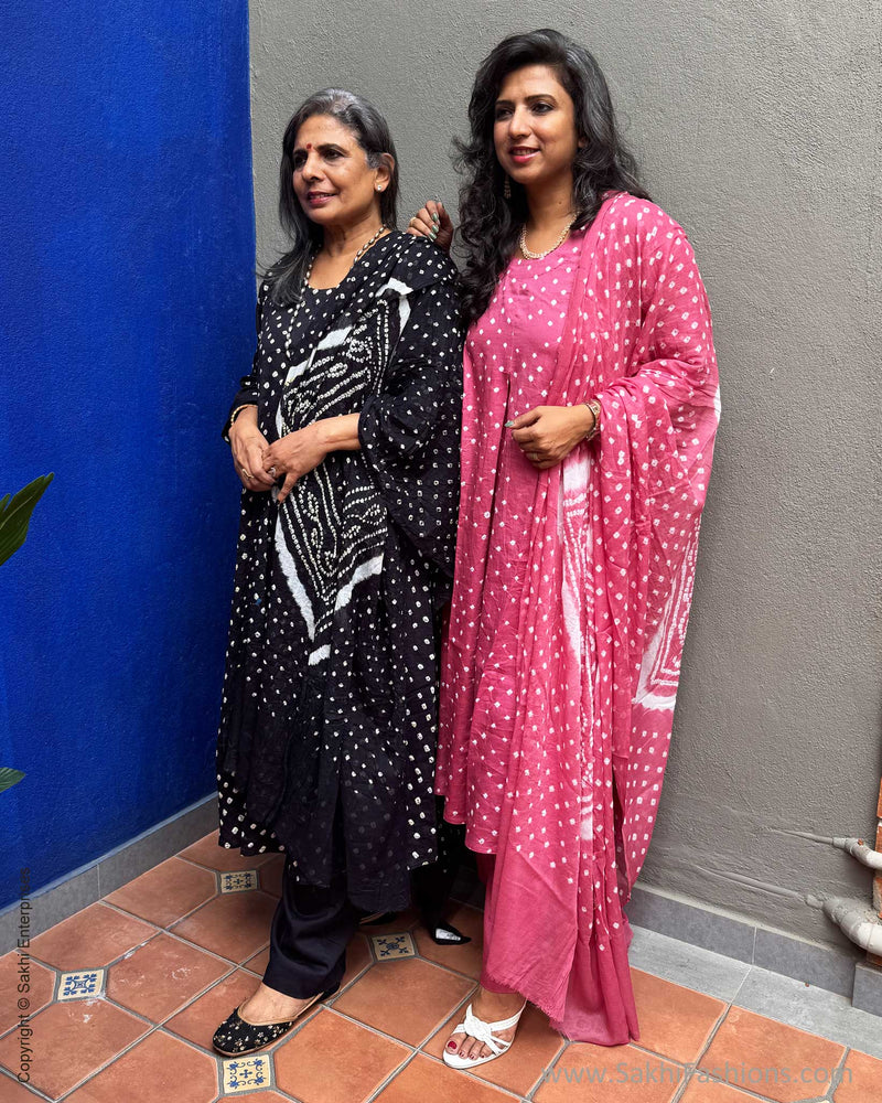 EE-Y08884 Pink Bandhini Salwar