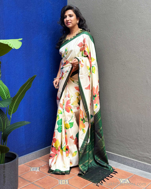 EE-Y05258 Floral Kanchi Sari