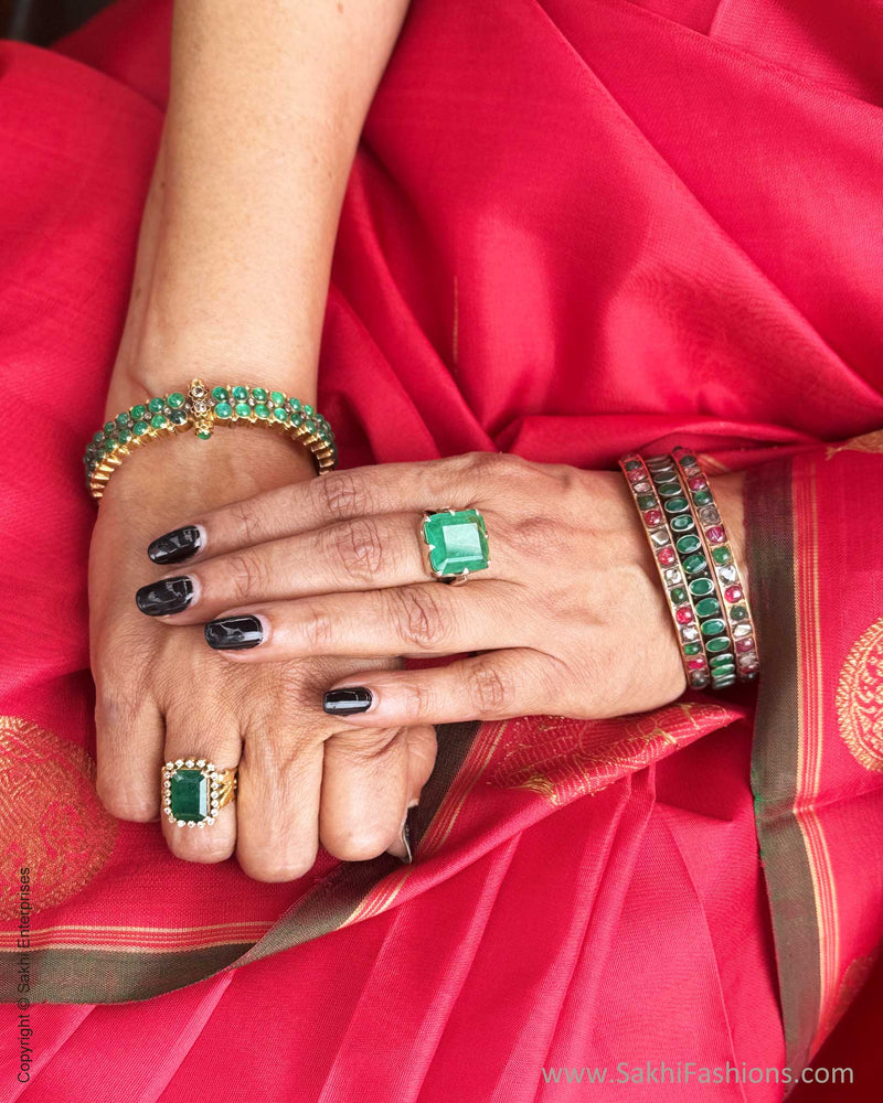 EE-Y09676 Red Kanchi Saree