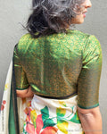 BL-Y04860 Green Kanchi Blouse