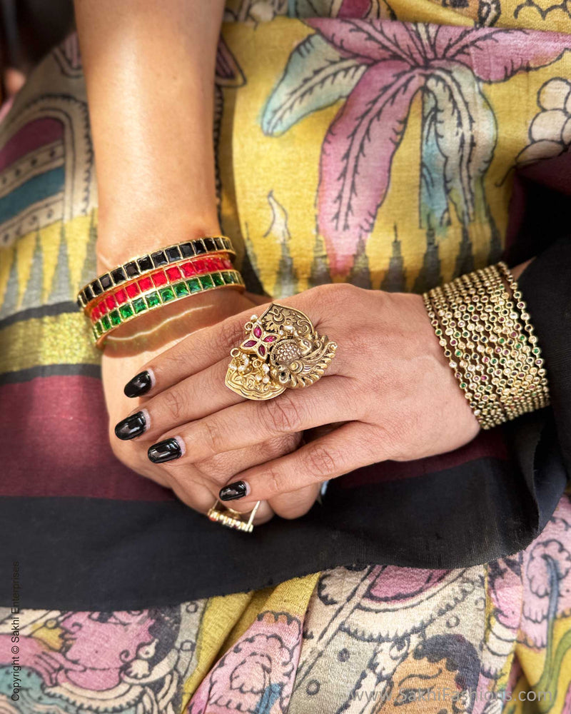 EE-Y08957  Kalamkari Tussar Silk