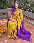 EE-Y06102 Floral Kanchi Sari