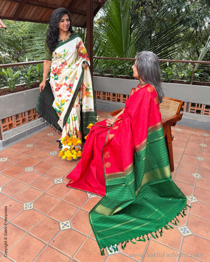 EE-Y05258 Floral Kanchi Sari