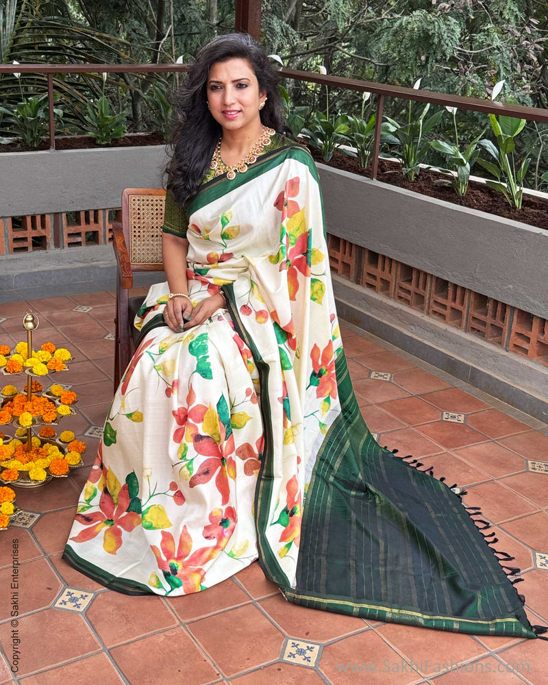 EE-Y05258 Floral Kanchi Sari