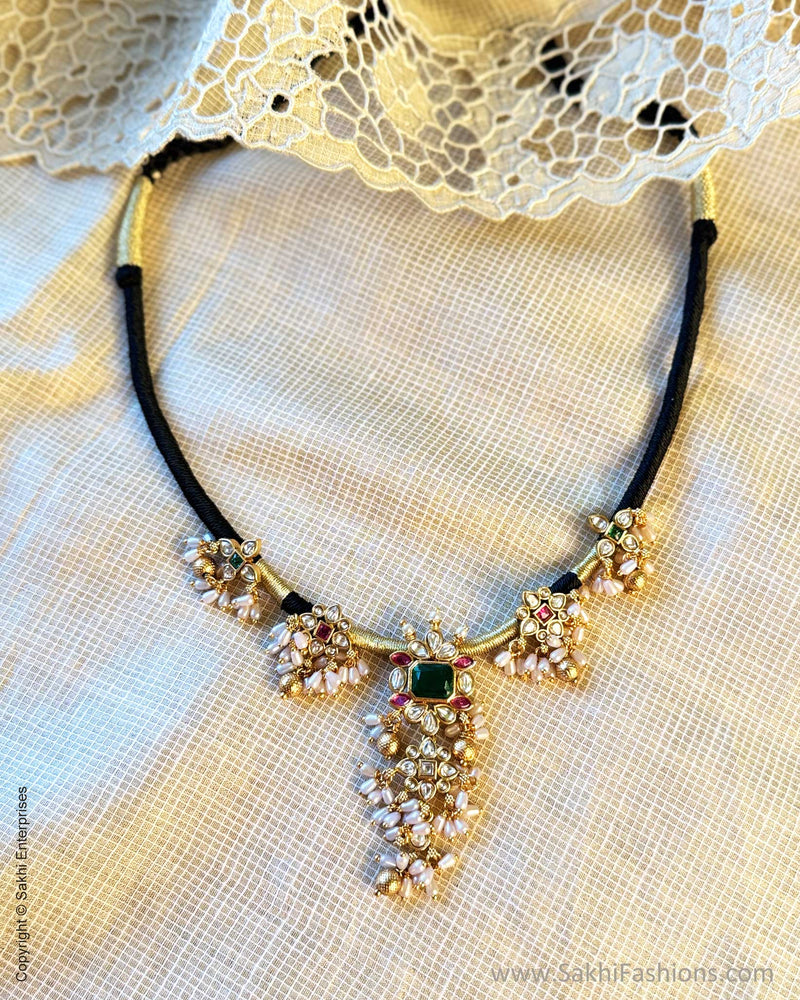 AJ-Y10784 Guttapusulu Black Thread