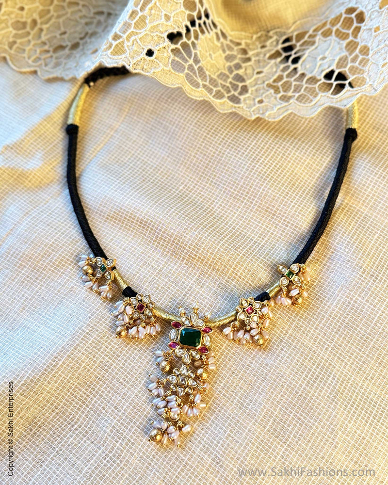 AJ-Y10784 Guttapusulu Black Thread