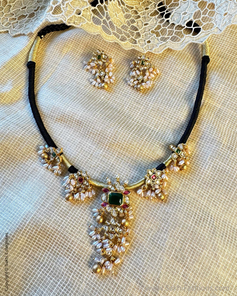 AJ-Y10784 Guttapusulu Black Thread