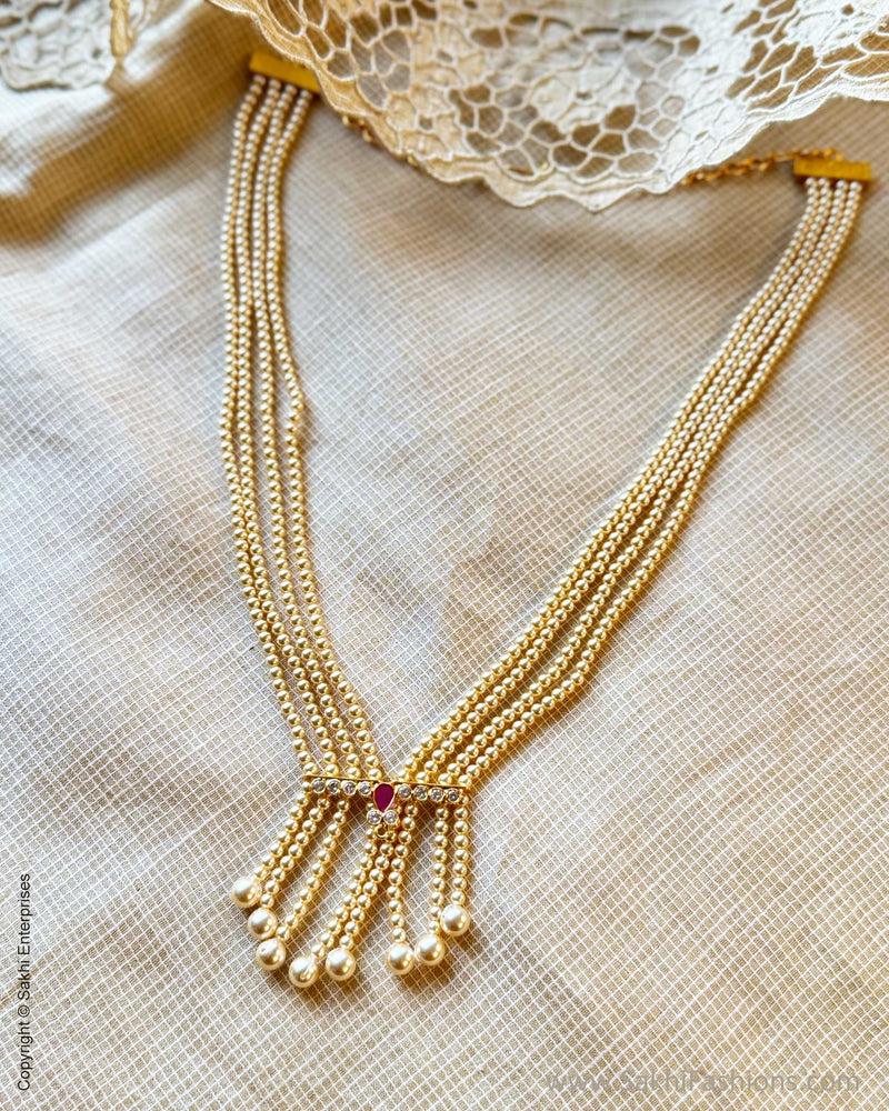 AJ-Y10720 Pearl Mala Cream