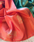 DP-Y11440 Orange Kanchi Sari