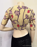 BL-Y09334R Silk Kalamkari Blouse