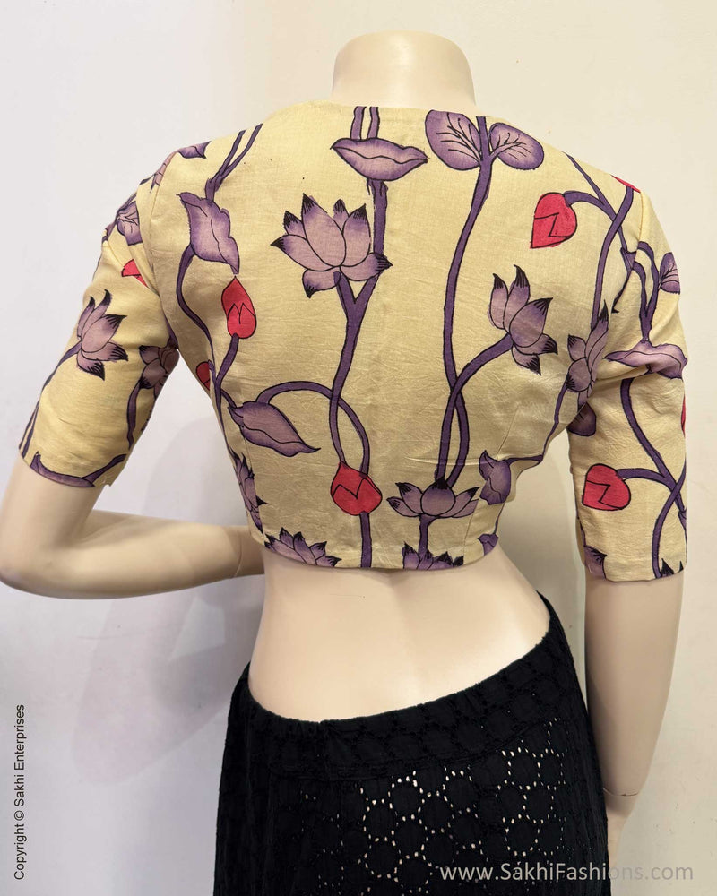 Designer Pink Ajrakh Blouse | Sakhi Fashions – sakhifashions