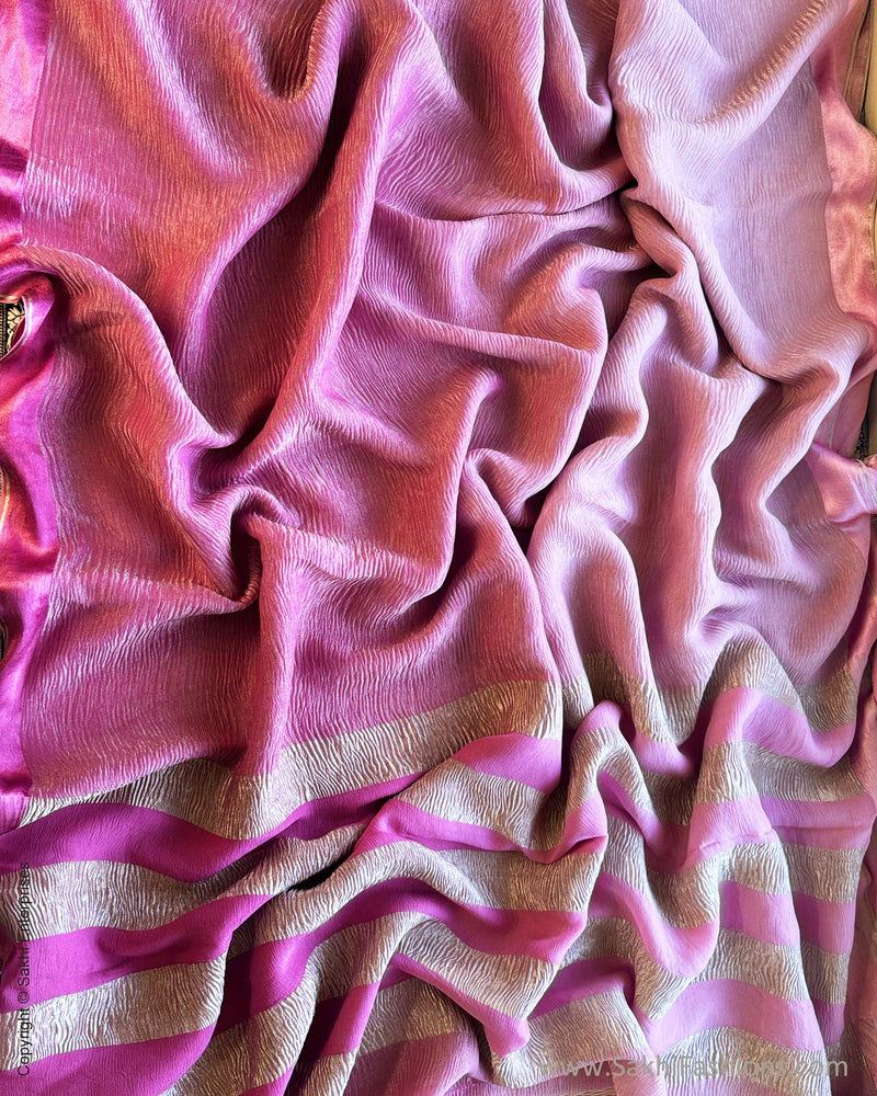 DP-Y10828 Shaded Crush Tissue Sari