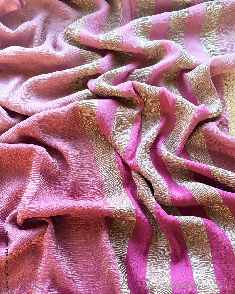 DP-Y10828 Shaded Crush Tissue Sari