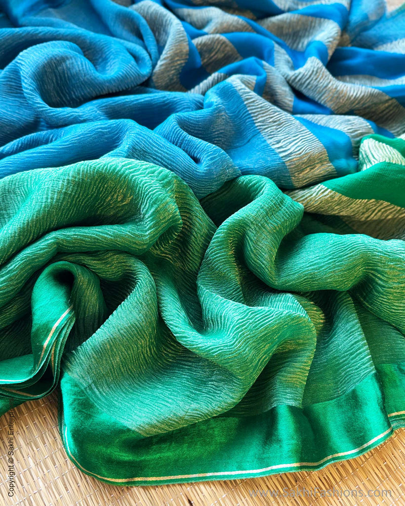 DP-Y10874 Shaded Crush Tissue Sari