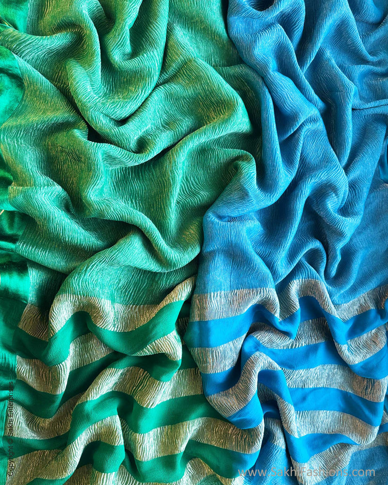 DP-Y10874 Shaded Crush Tissue Sari