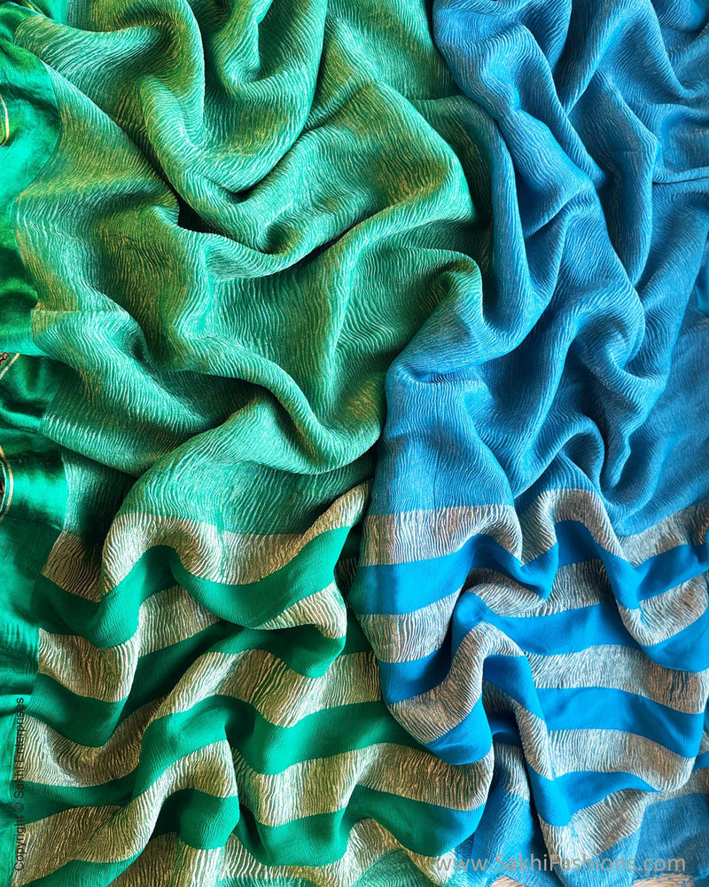 DP-Y10874 Shaded Crush Tissue Sari