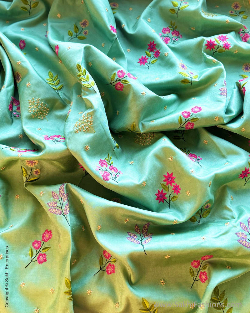 EE-Y10770 Floral Mint Kanchi