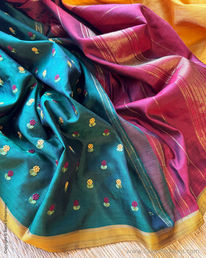 DP-Y10768 Floral Green Kanchi