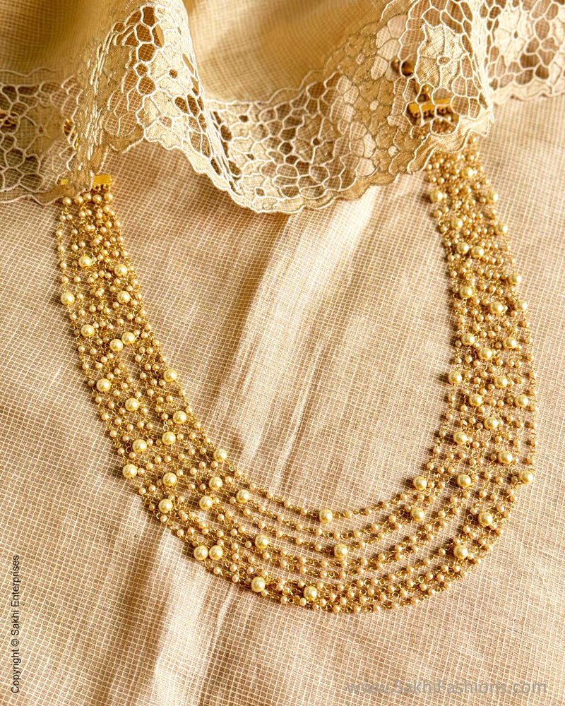 AJ-Y10409 Pearl Bunch Mala