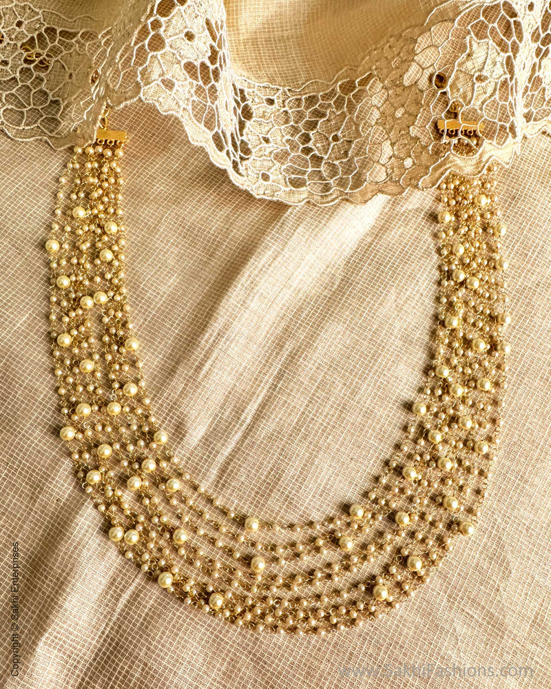 AJ-Y10409 Pearl Bunch Mala