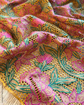 BL-Y11271 Mustard Cutwork blouse