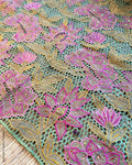 BL-Y11274 Green Cutwork blouse