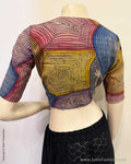 BL-Y09332R Silk Kalamkari Blouse