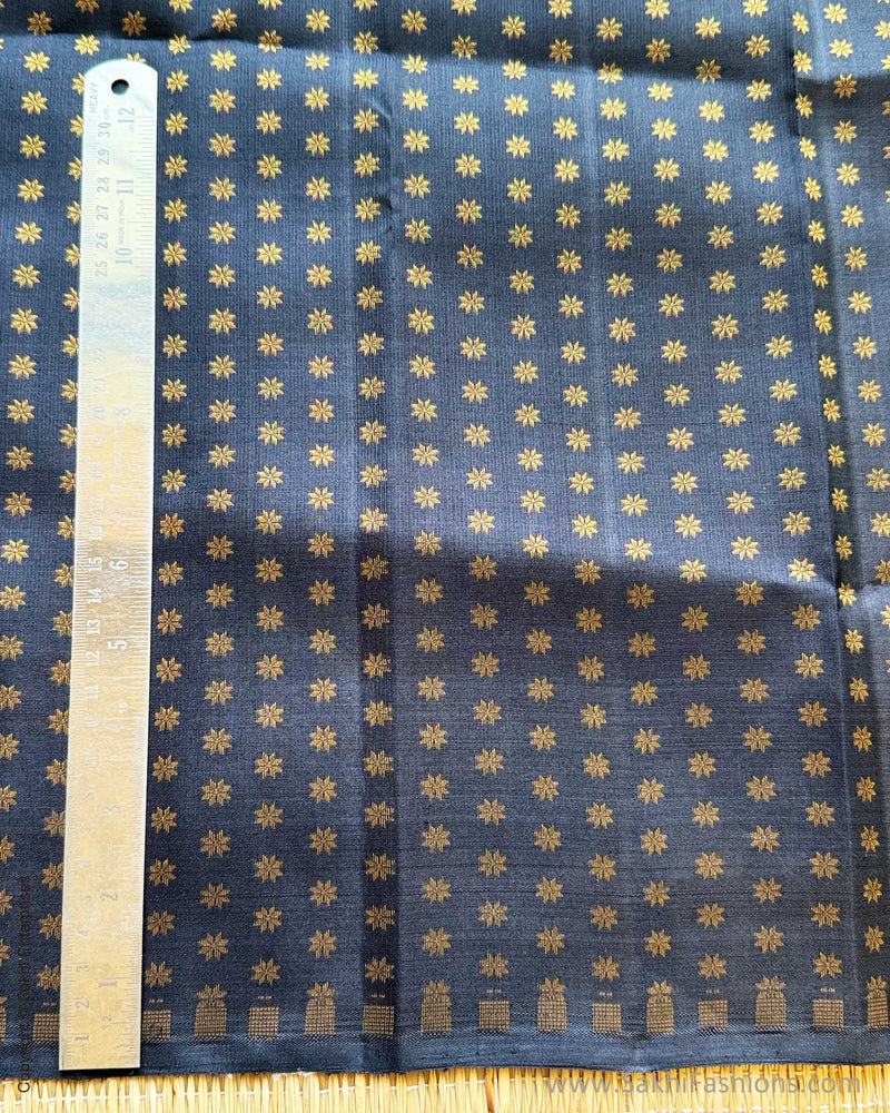 BL-Y10352 Black Kanchi Blouse