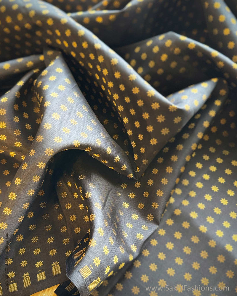 BL-Y10352 Black Kanchi Blouse