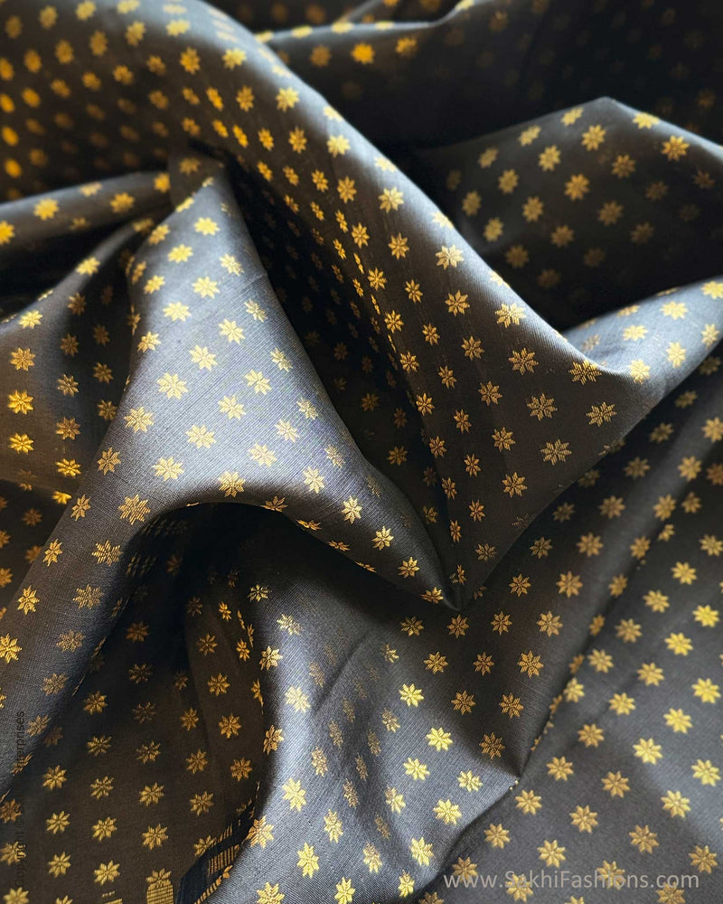 BL-Y10352 Black Kanchi Blouse