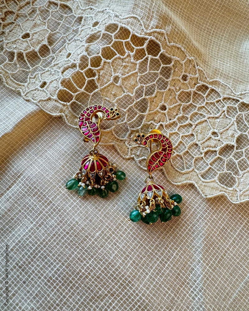 AJ-Y11431 Gold Jumka Earring