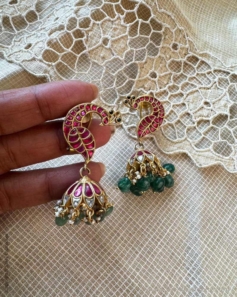 AJ-Y11431 Gold Jumka Earring